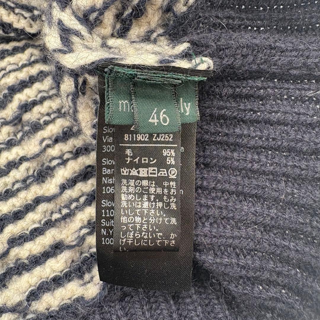 美品　ZANONE ザノーネ ニットセーター ウール 46 Mサイズ　720