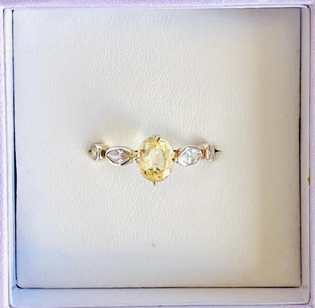 リング - イエローサファイアリング Yellow Sapphire Ring