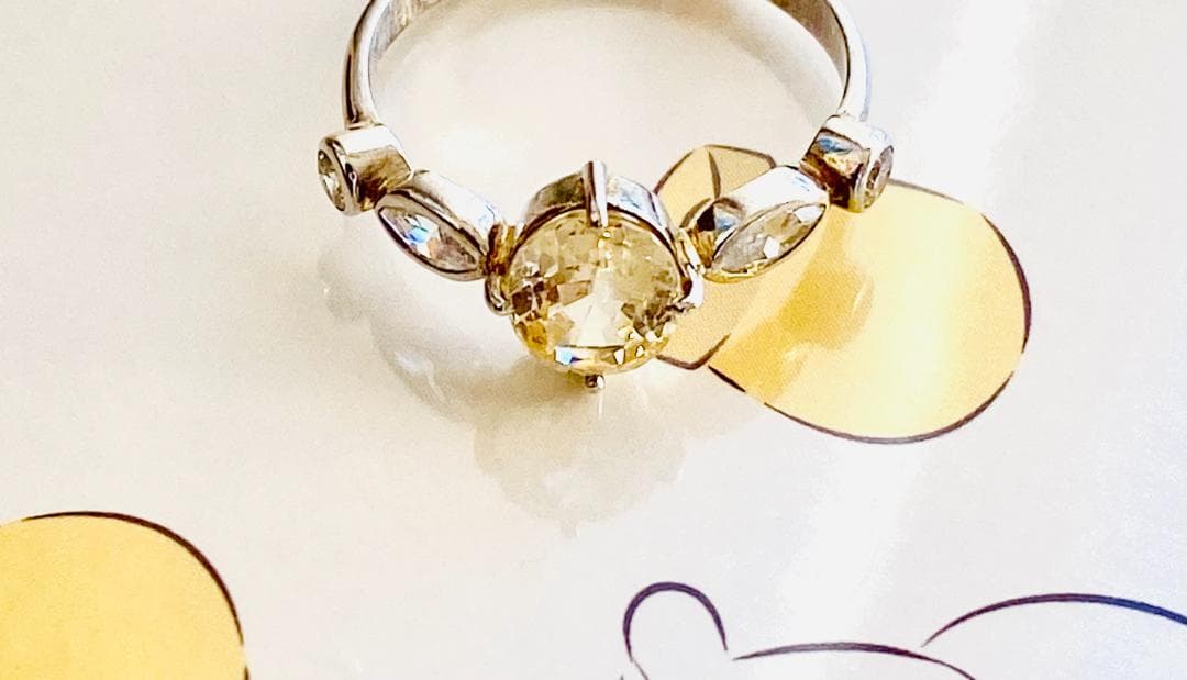 リング - イエローサファイアリング Yellow Sapphire Ring