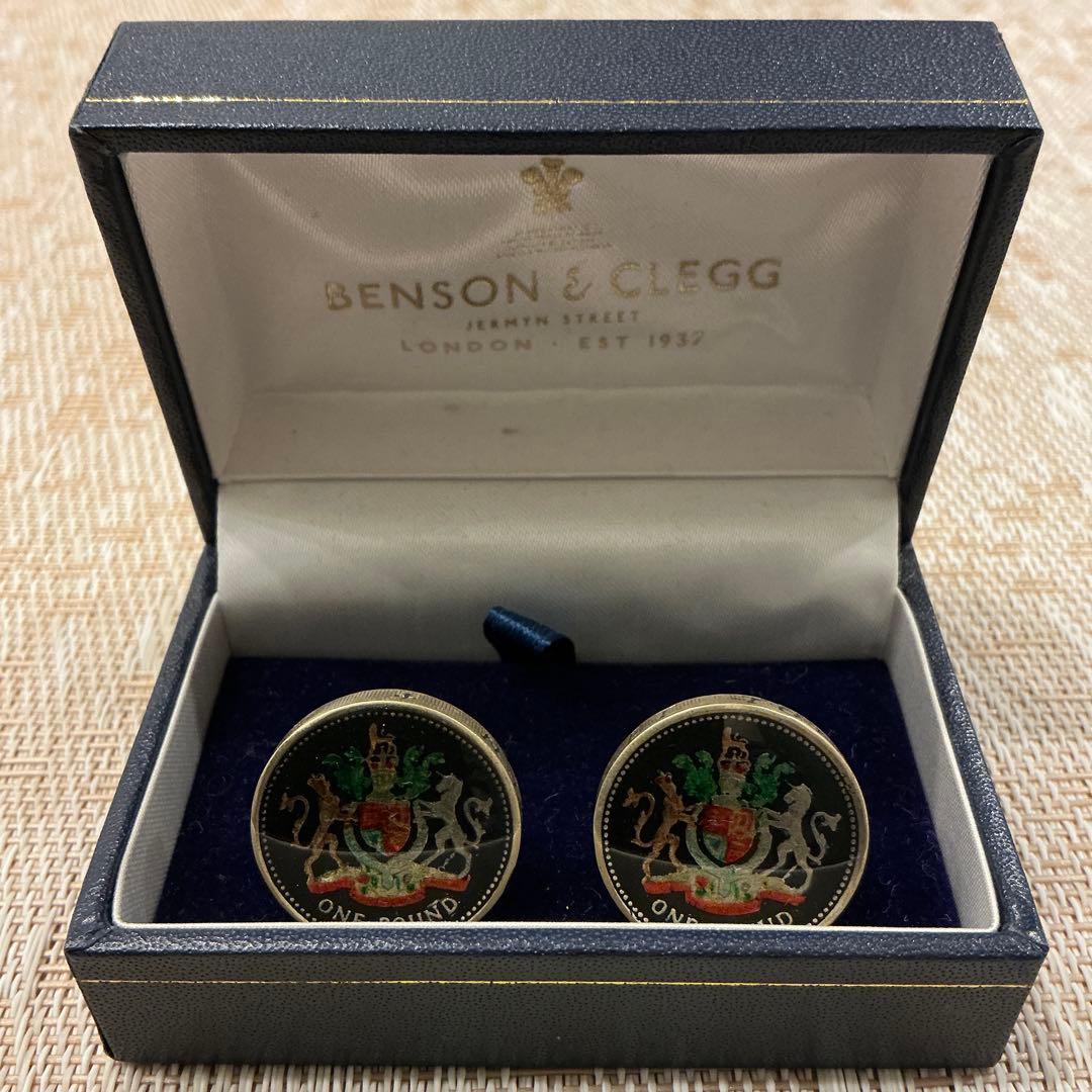 【まとめ買い用】BENSON & CLEGG カフリンクス×２組