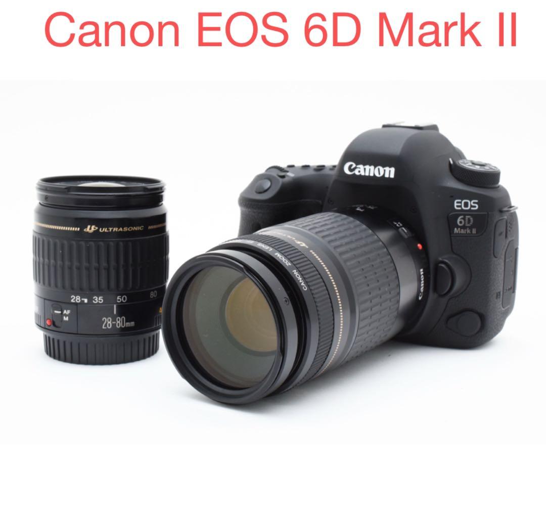 Canon EOS 6D Mark II 標準&望遠ダブルレンズセット