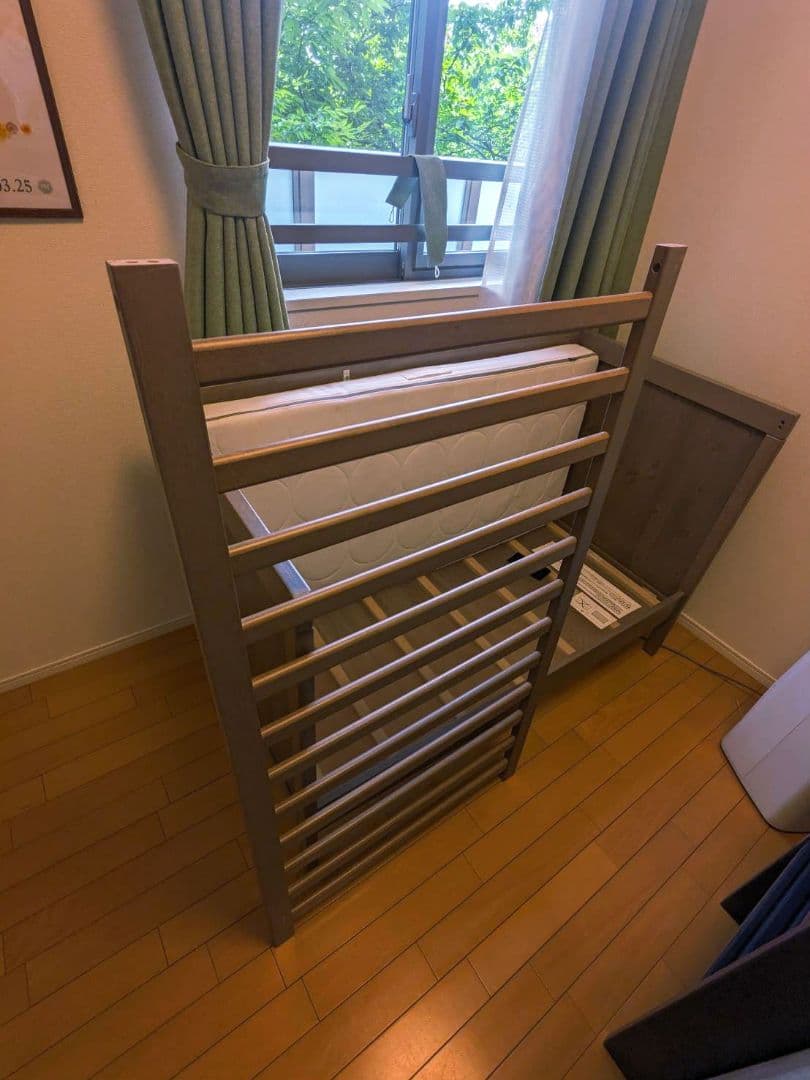 IKEA ベビーベッド Sundvik Crib グレー