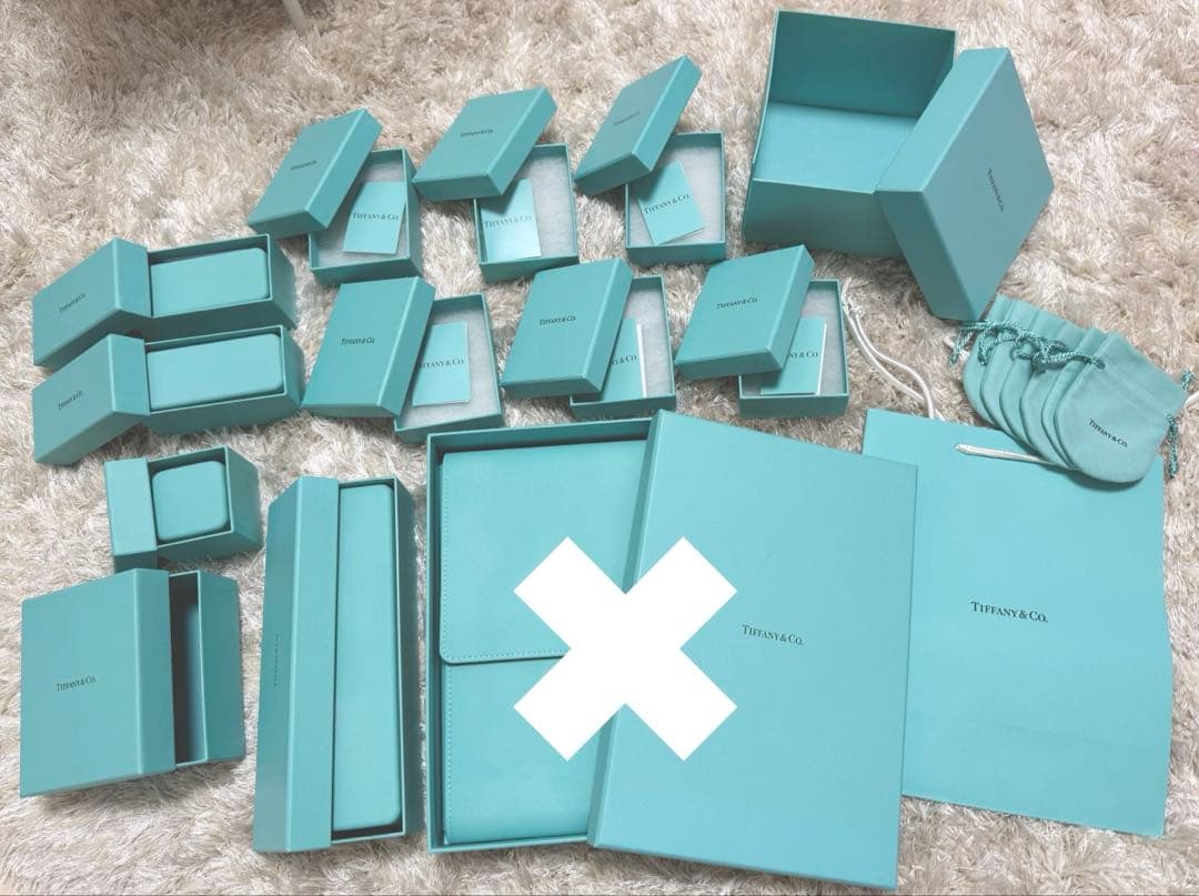 Tiffany & Co. ギフトボックス 空き箱12個セット