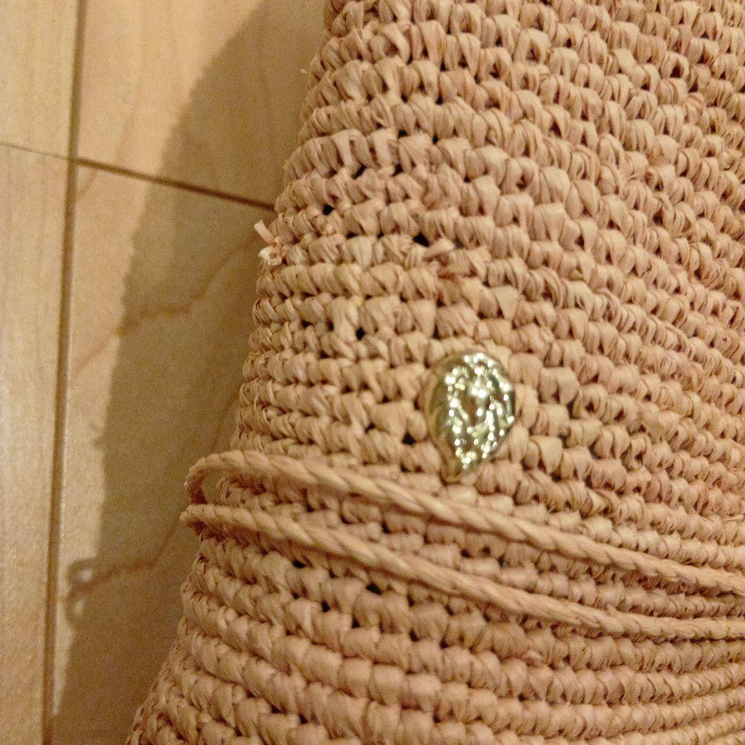 新品タグ付 ヘレンカミンスキー　麦わら帽子 ベージュ　villa9　ヌガー