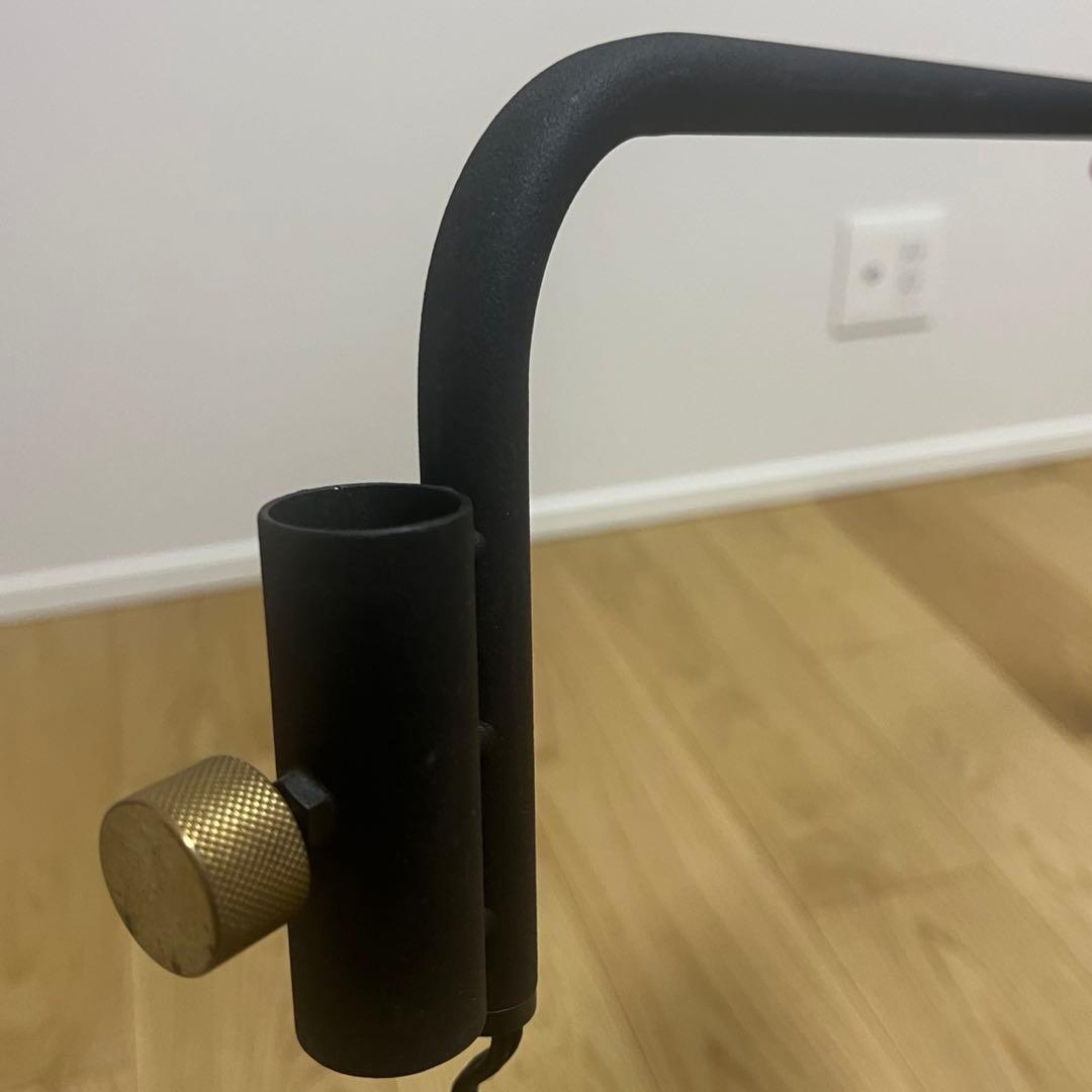 [ひろ]DRAW A LINE Lamp Arm L Black 縦取付