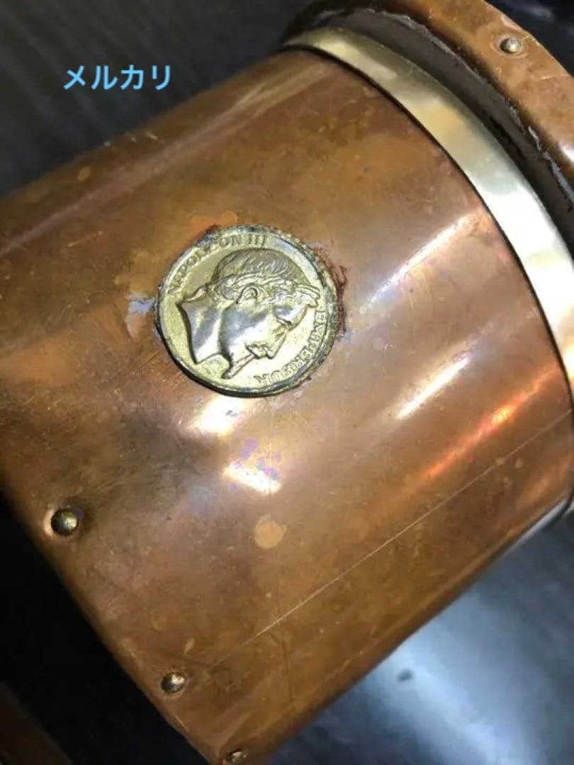 フランス★ナポレオン3世 アンティーク 貴重な銅の壁掛け★小物入れ 骨董 