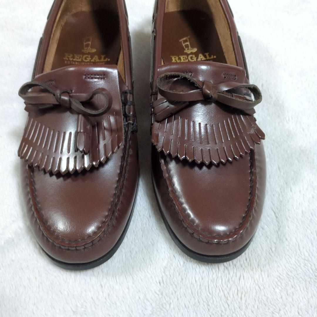 未使用 REGAL リーガル キルトタッセルローファー 22.5