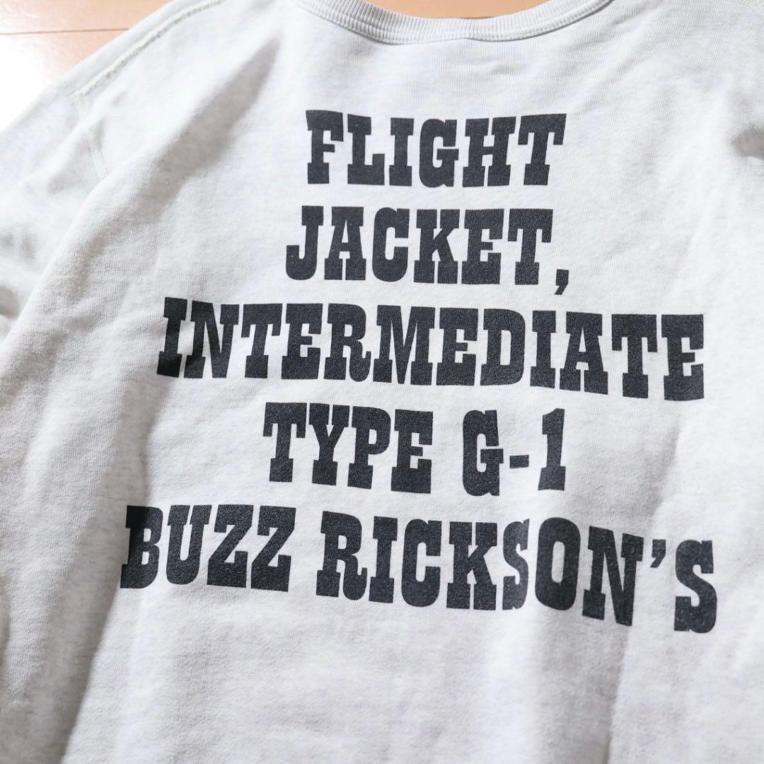 Buzz Rickson’s × SNOOPY 両面プリント スウェット L