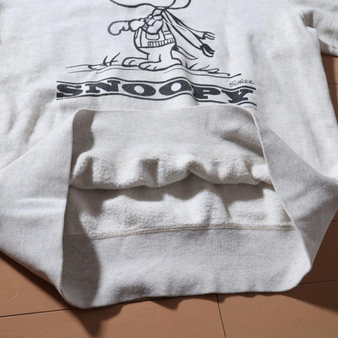 Buzz Rickson’s × SNOOPY 両面プリント スウェット L