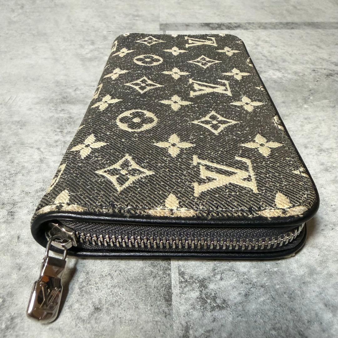 LOUIS VUITTON 長財布　デニム　グレーM81858 モノグラム