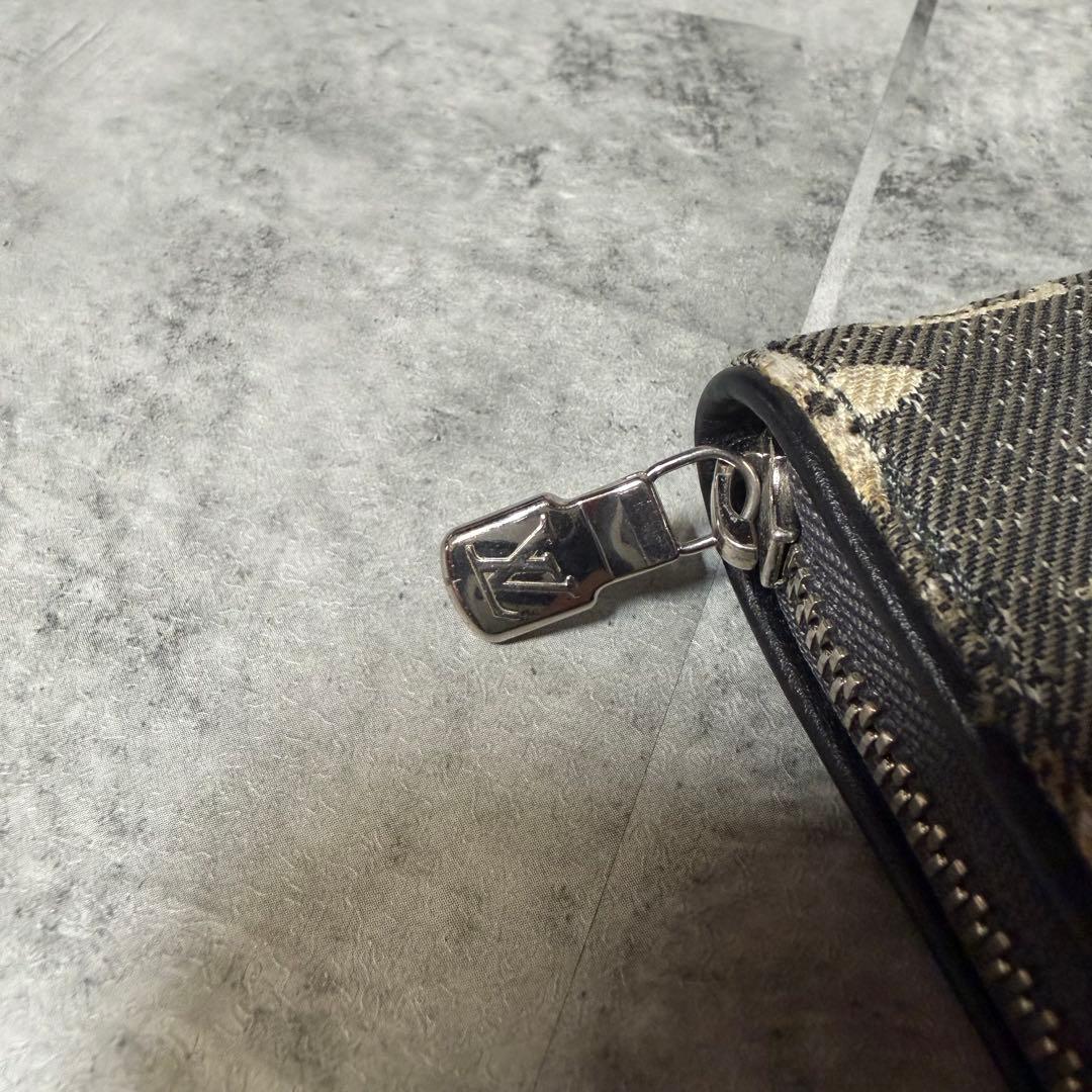 LOUIS VUITTON 長財布　デニム　グレーM81858 モノグラム