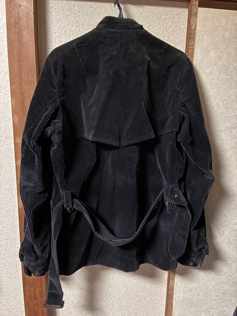 01AW ナンバーナイン　スタンダード期　モーターサイクルジャケット　ブラック