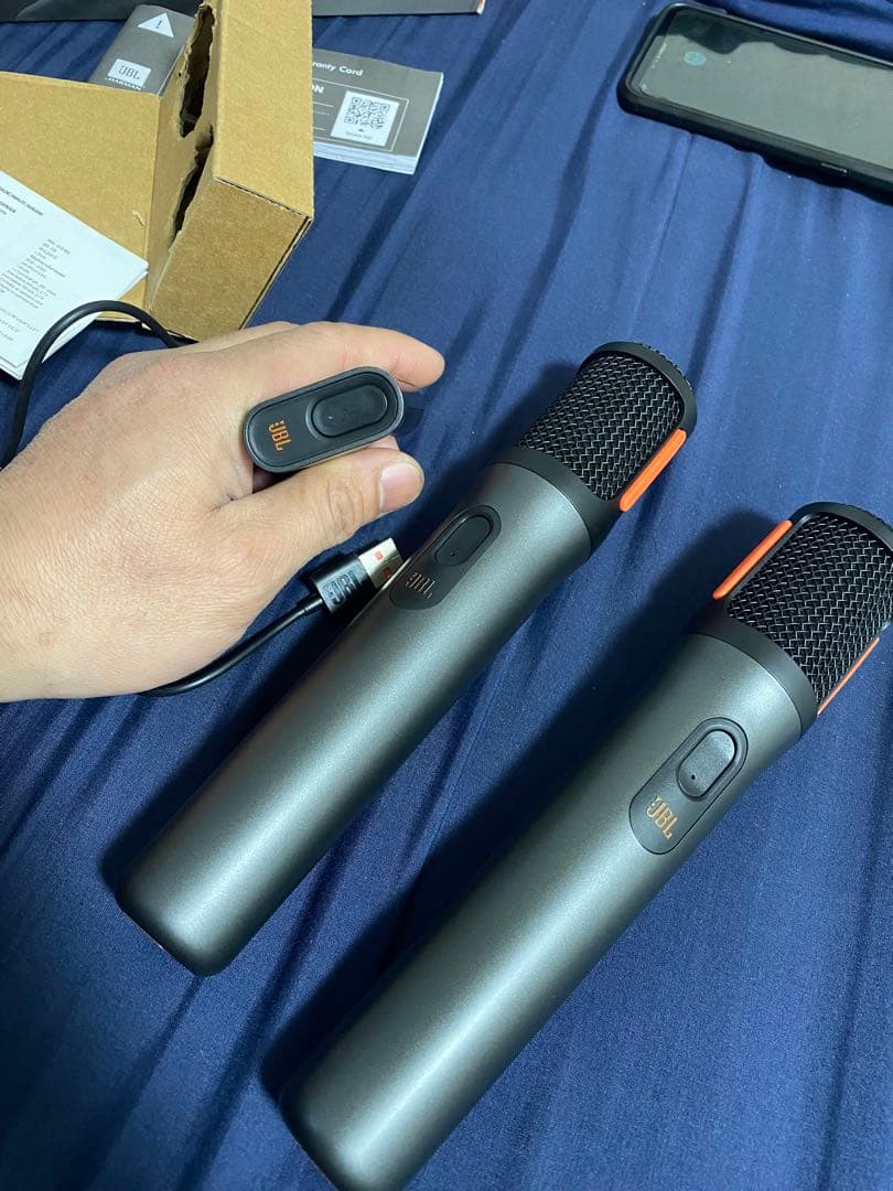 JBL ワイヤレスマイク V2 2本セット 美品 箱付 動作確認済み