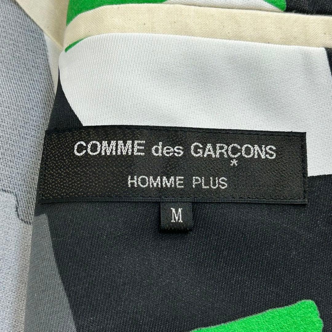 5947【希少デザイン】コムデギャルソン‪☆マルチカラー総柄テーラードジャケット