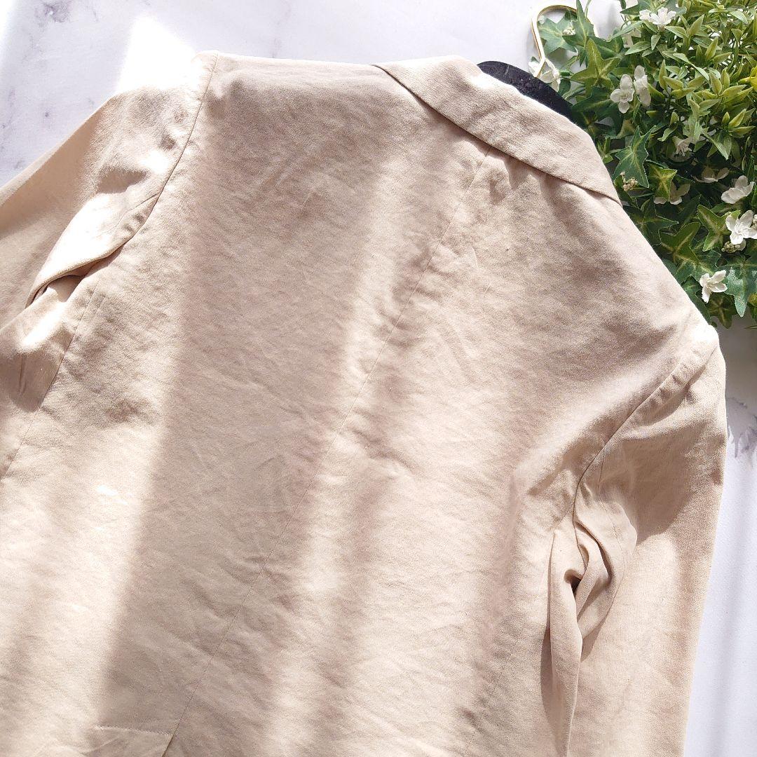 22S セオリーリュクス テーラードジャケット ダブル ベージュ リネン 32