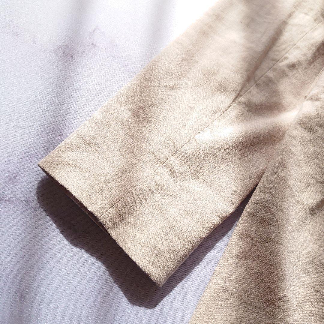 22S セオリーリュクス テーラードジャケット ダブル ベージュ リネン 32