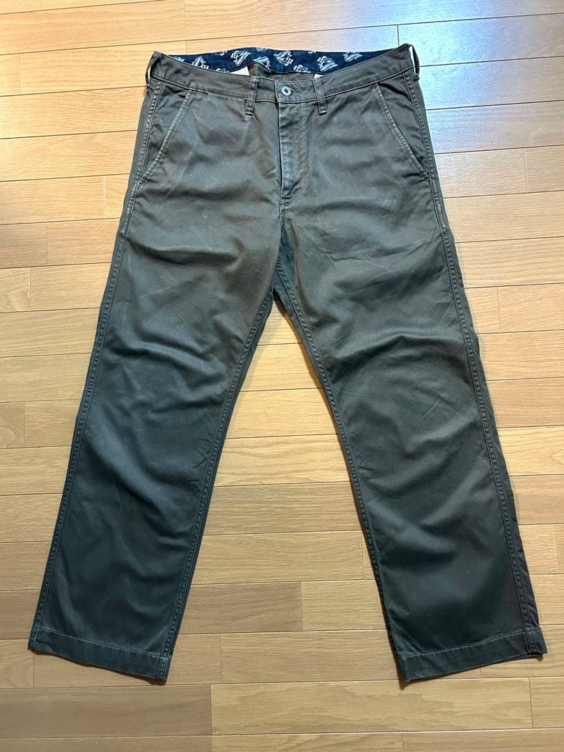 桃太郎ジーンズ　ハイカウントウエストポイントワークパンツ　サイズ：W34