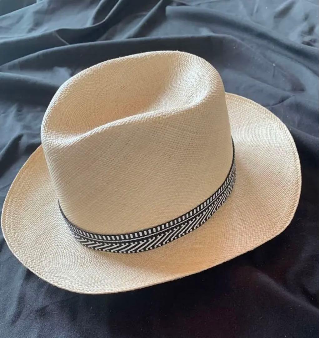 エルメス　セリエボタン　パナマハット
