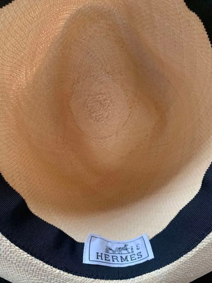 エルメス　セリエボタン　パナマハット