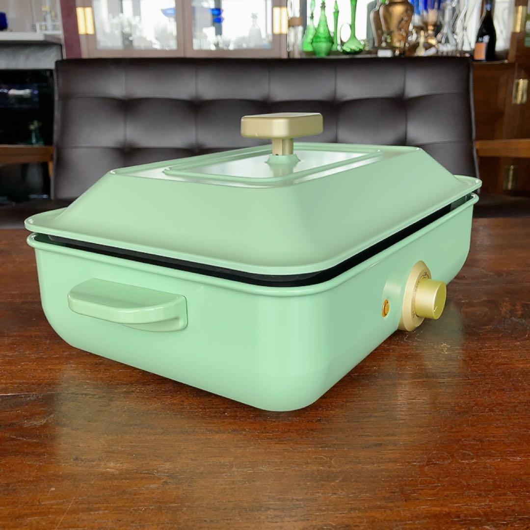 SOLEMODE ホットプレート WL-G107 グリーン プレート3種