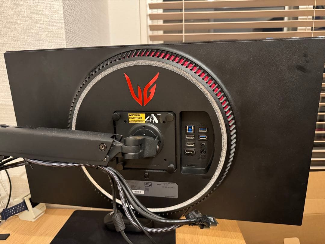 LG 27GP950-B 4Kモニター VESA対応 スタンド無