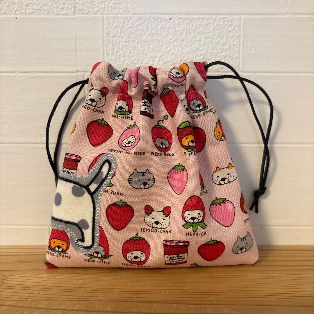 感謝価格SALE ユキエモン　巾着　ハンドメイド　小物入れ　限定生地