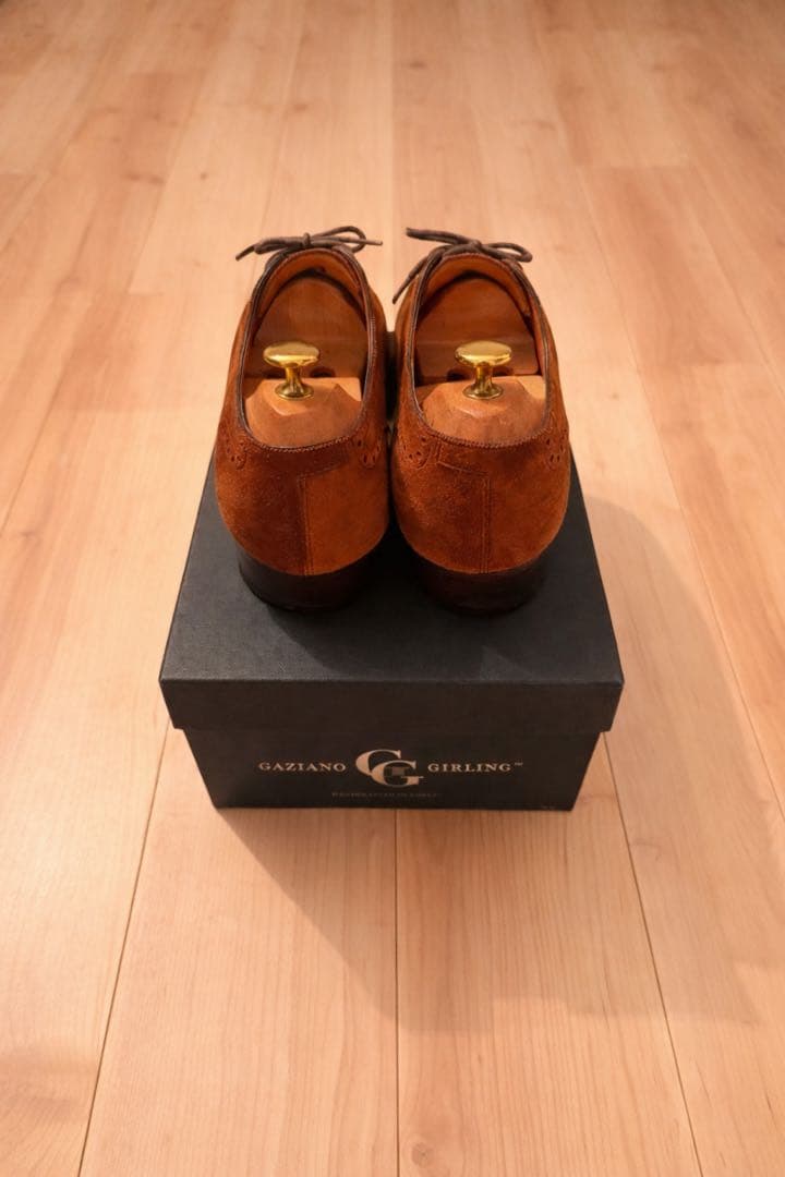 Gaziano Girling Woburn フルブローグ UK8E