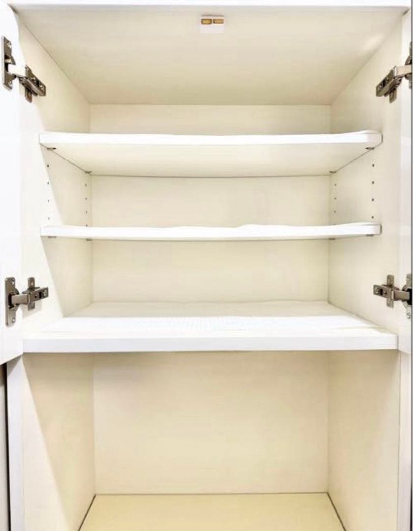 nn__m商品　食器棚　キッチンボード　ホワイト コンセント付