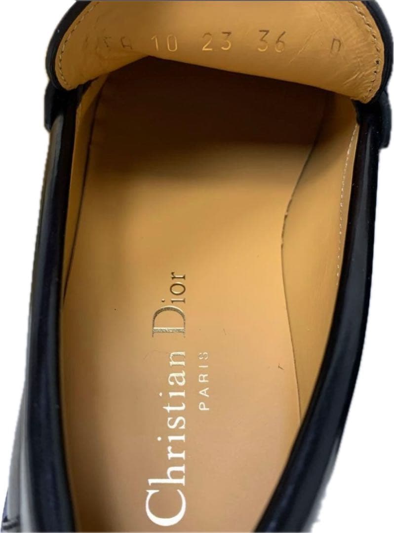 【美品】Dior Boy プラットフォーム ローファー36