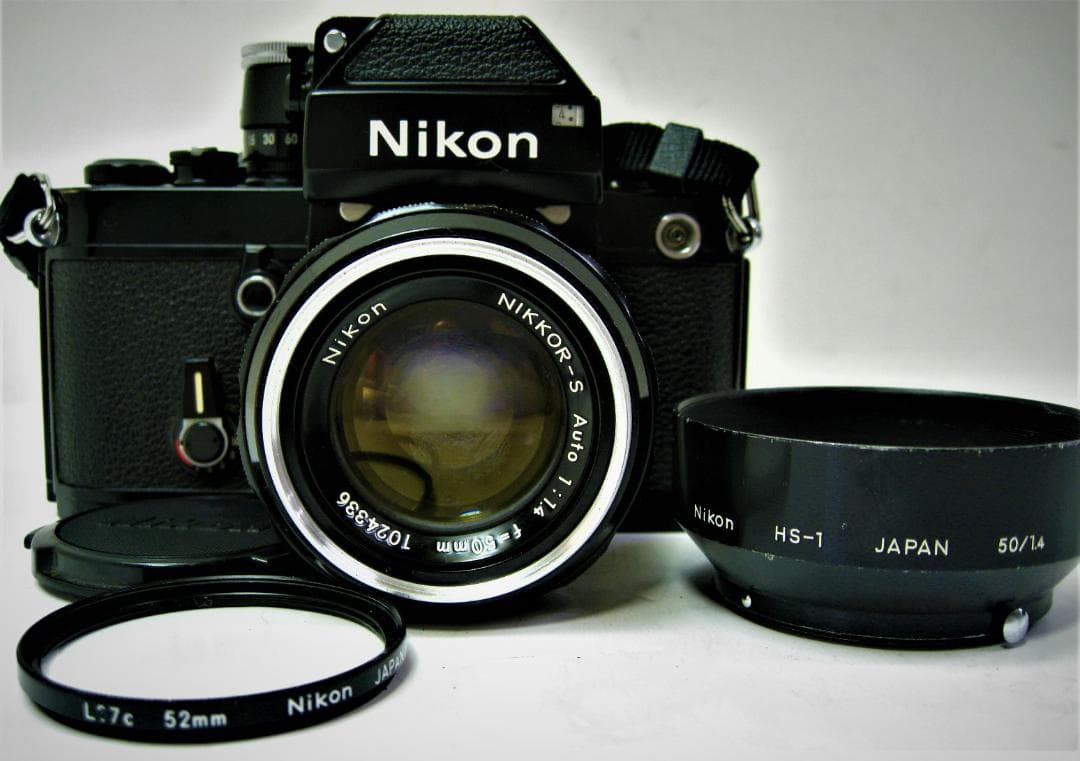 美品 アンティーク ニコンF2フォトミック 50mm F1.4ブラックNikon