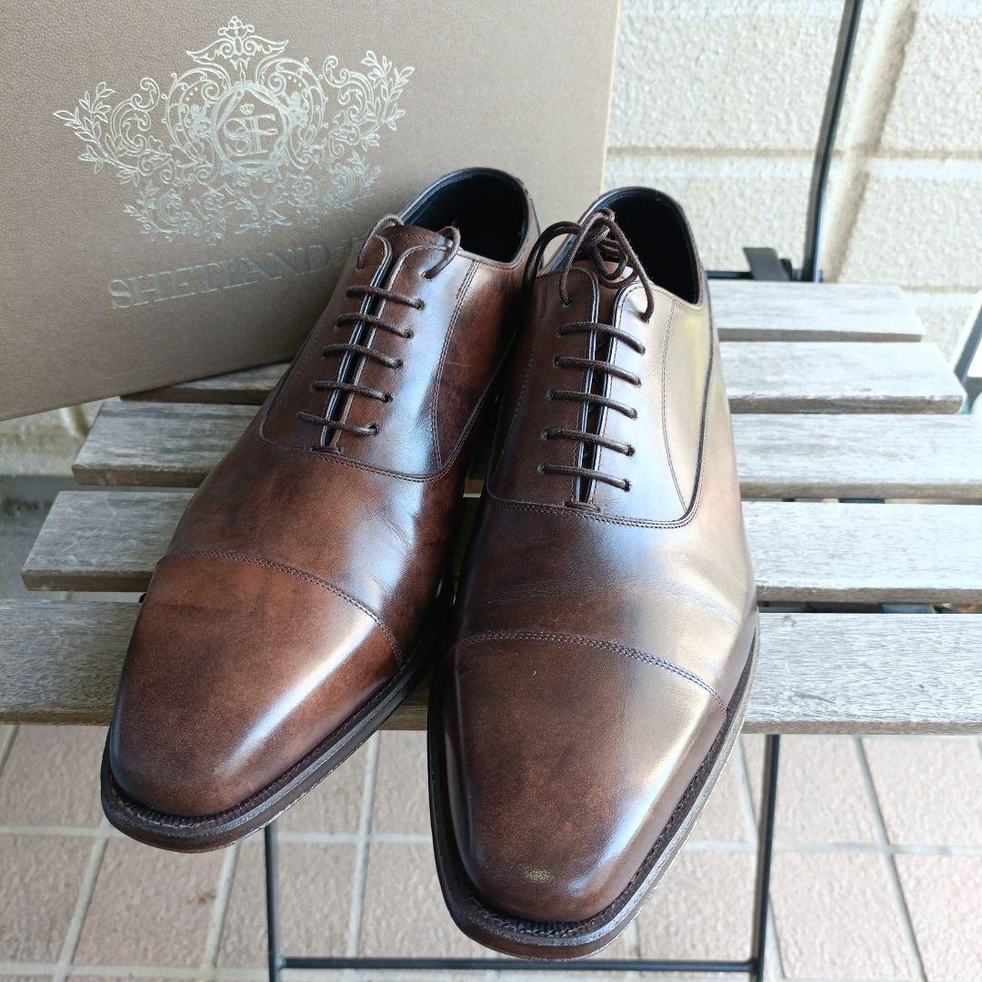 【 SHETLAND FOX 】ストレートチップ