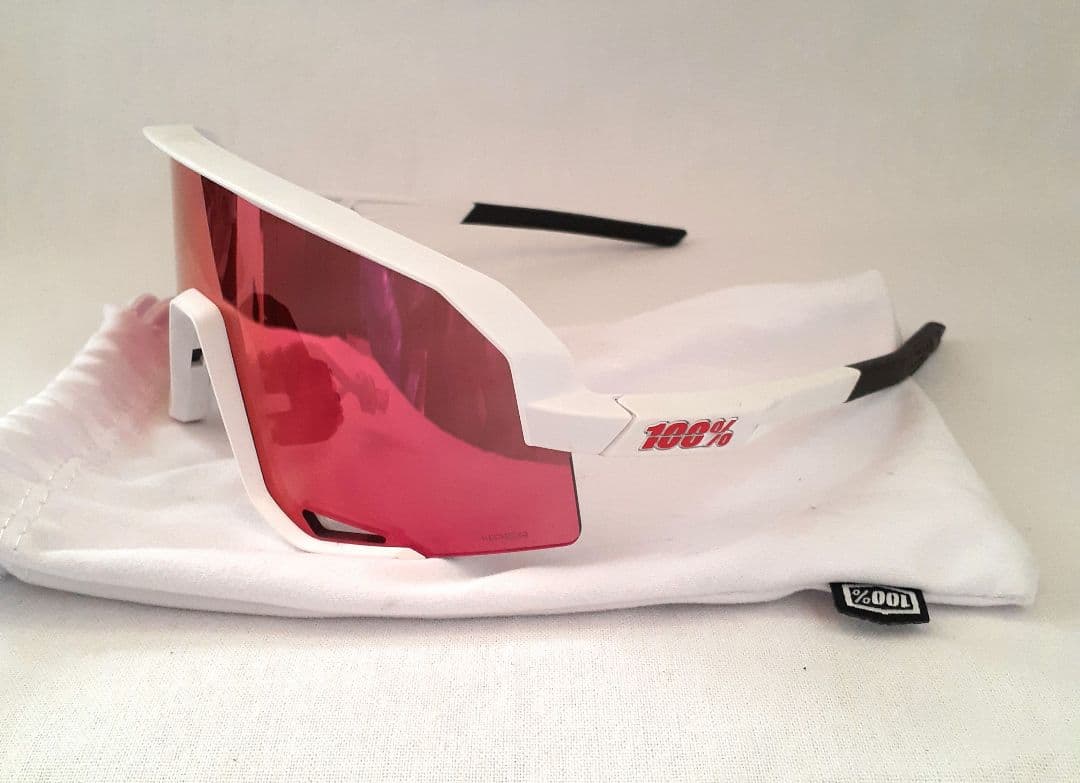 美品中古100% Slendale ホワイト レッド ワンハンドレッド