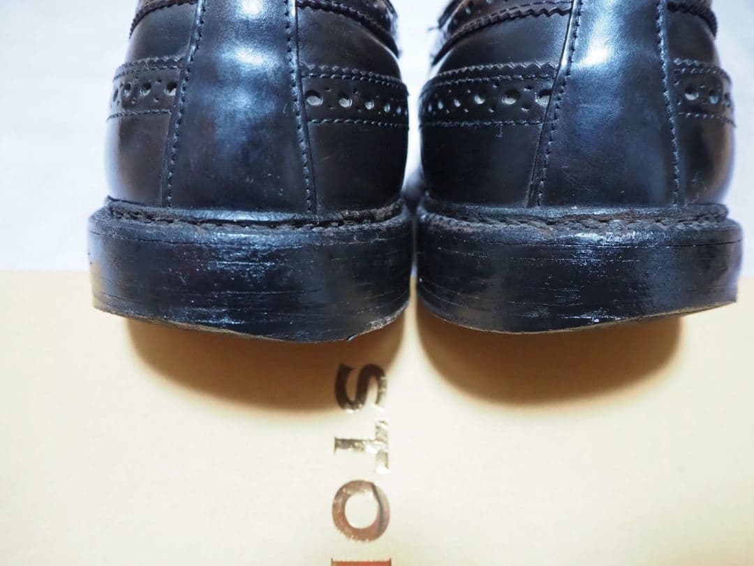 7D Alden 9751 コードバン ロングウイング ブラック