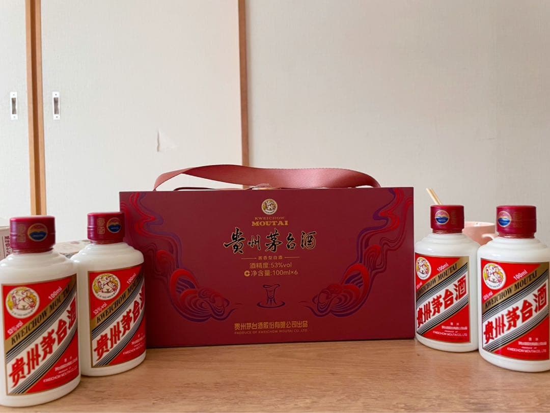 貴州茅台酒 (MOUTAI)53度 100ml ４本