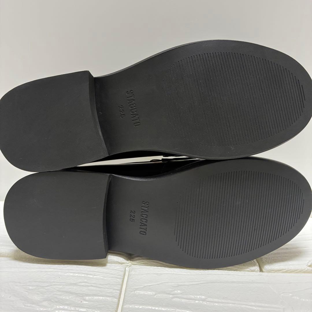 ★未使用級★STACCATO ミニマルパールローファー