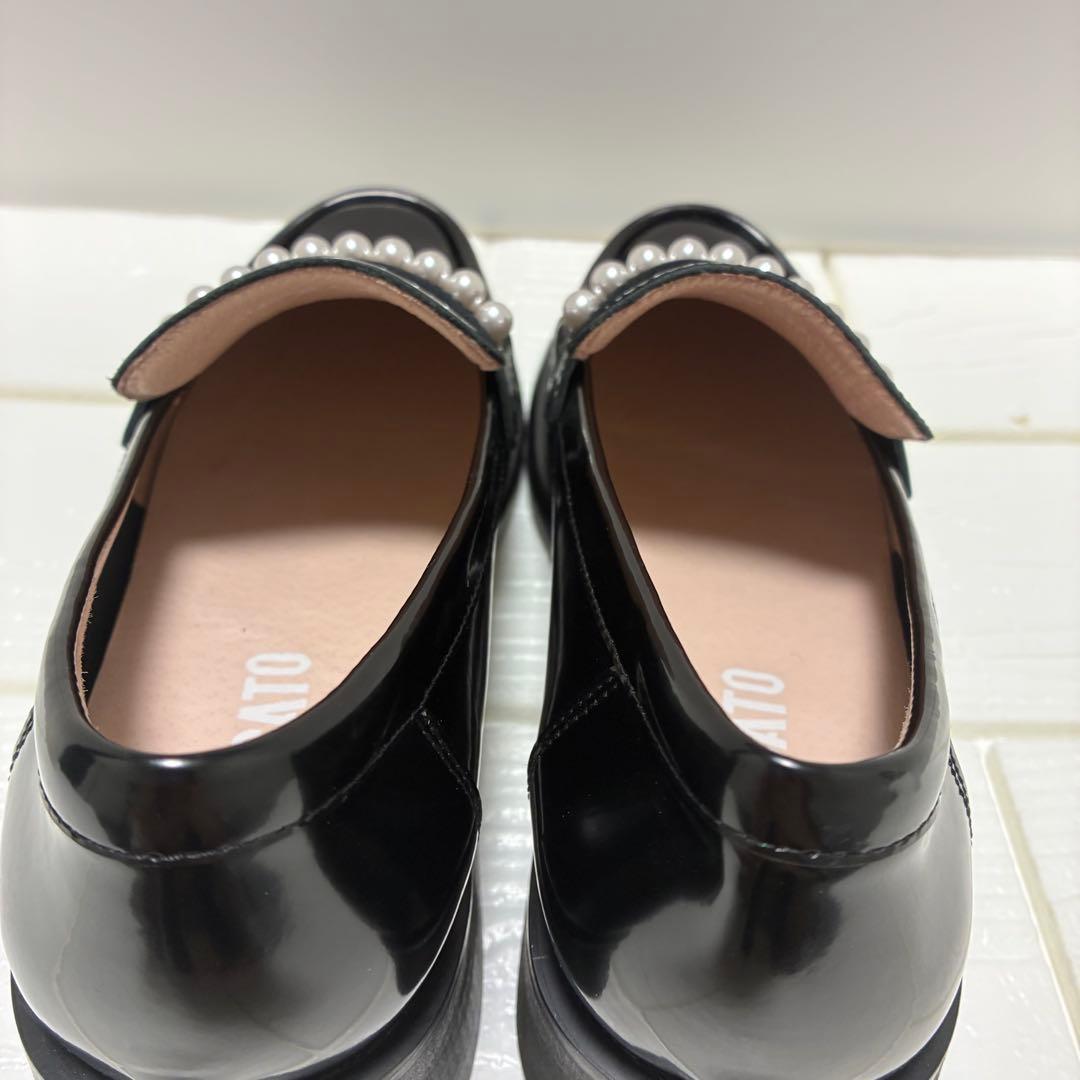 ★未使用級★STACCATO ミニマルパールローファー