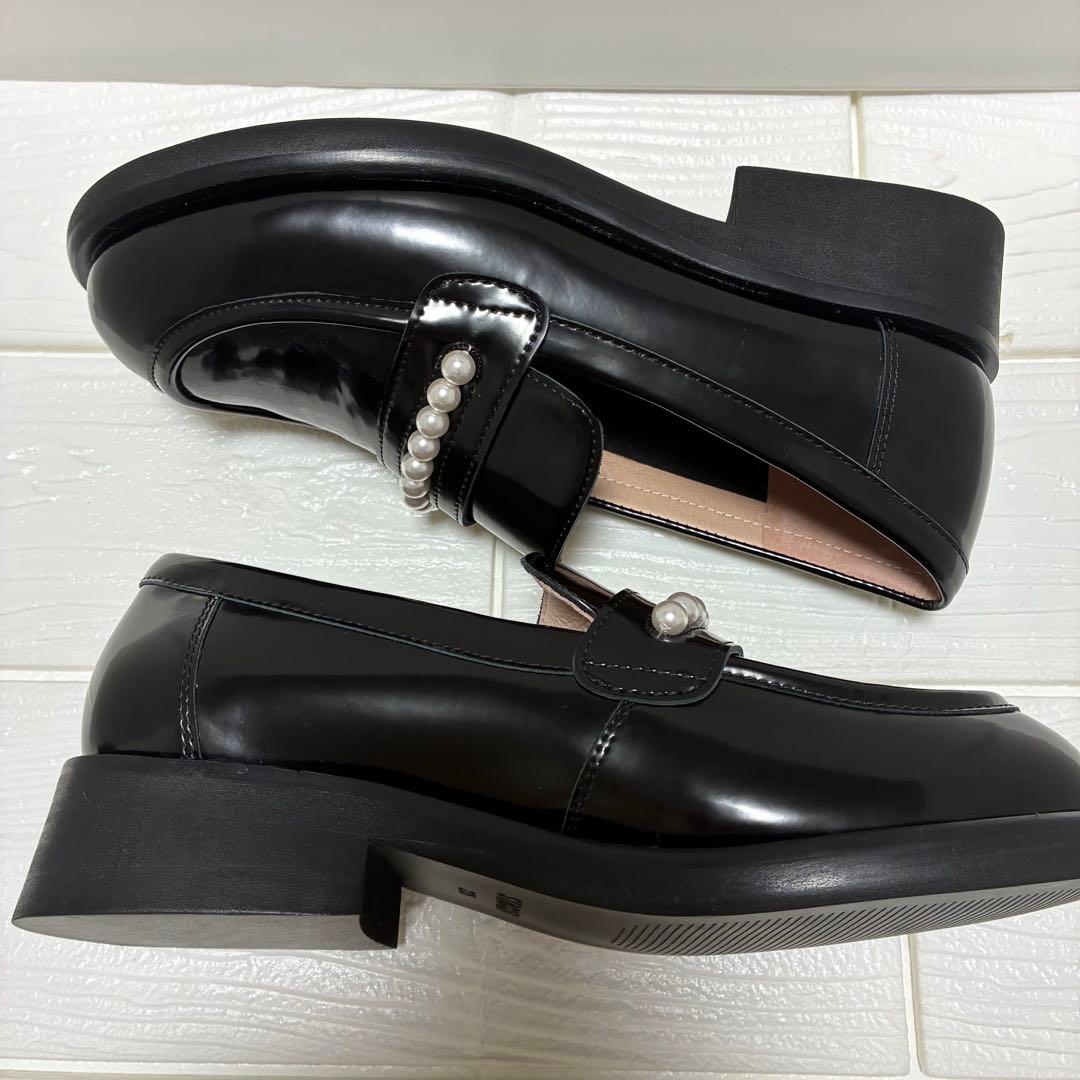 ★未使用級★STACCATO ミニマルパールローファー