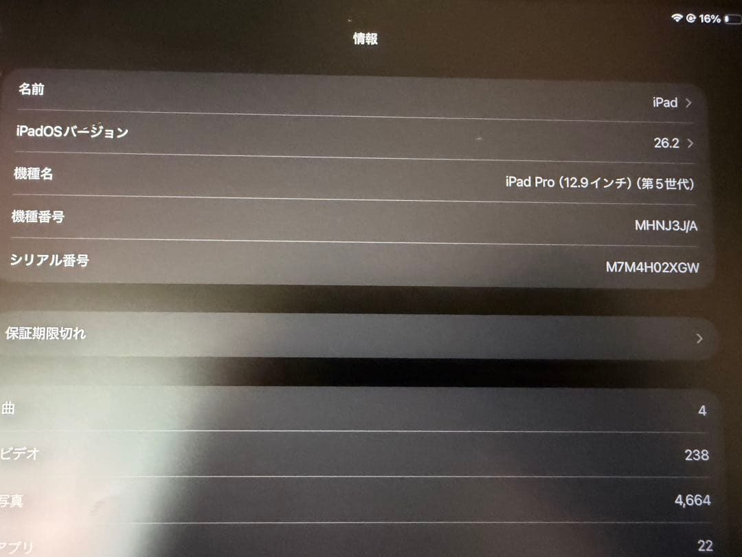 Apple iPad Pro第5世代シルバー 本体　256GB Wi-Fiモデル