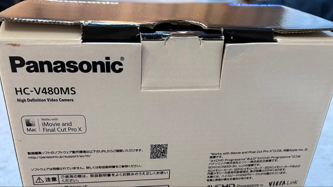 美品!！Panasonic HC-V480MS ビデオカメラ 本体