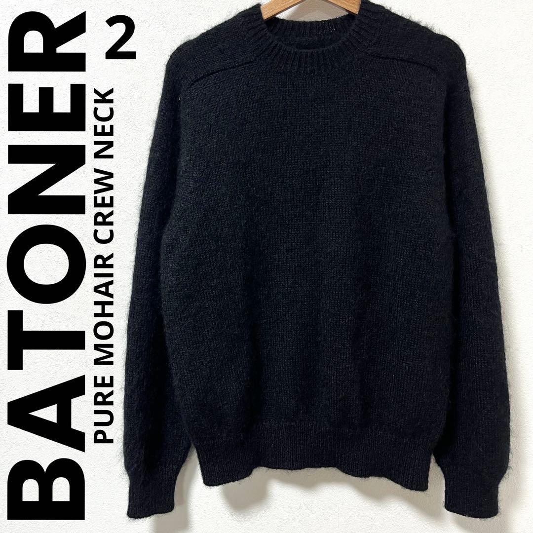 《BATONER / バトナー》PURE MOHAIR CREW NECK 2