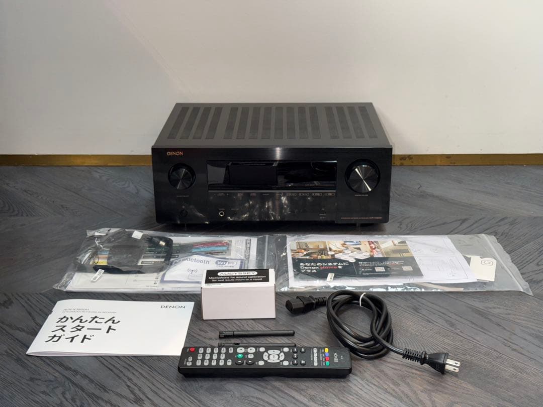 【6カ月前購入】DENON AVレシーバー AVR-X3800H