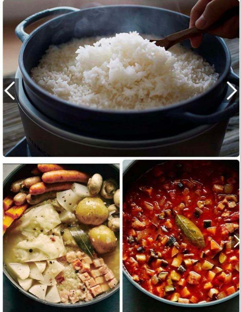 [新品未使用]バーミキュラライスポット５合　トリュフグレー