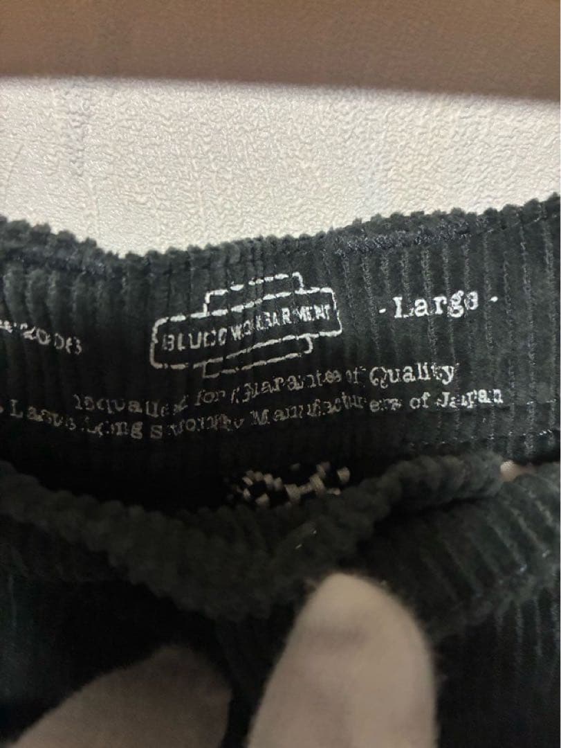 BLUCO ブルコ コーデュロイ ワーク パンツ 新品 Lサイズ OL-062C