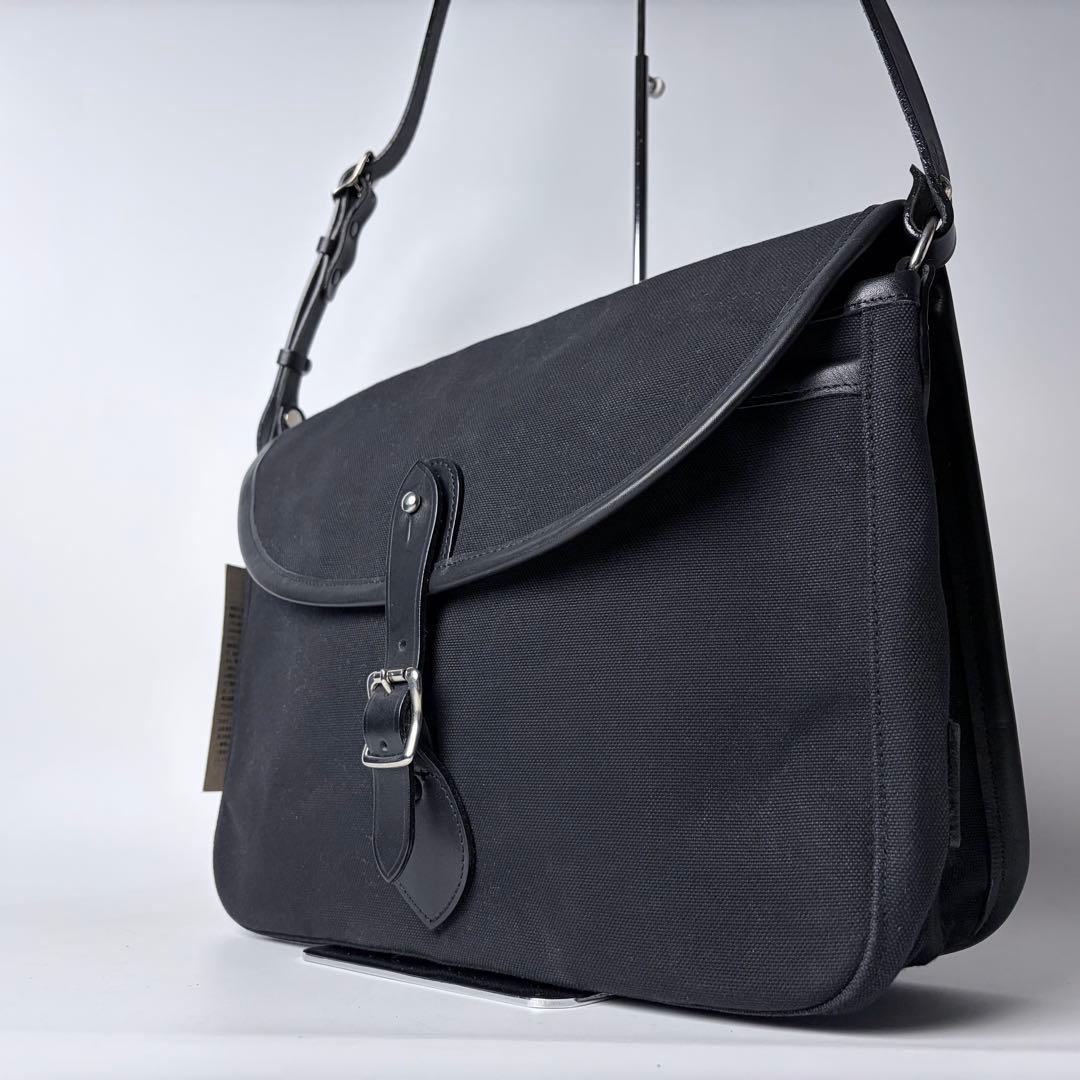 jeteePLAIN　キャンバスバッグ フィールドニューショルダー国産　黒