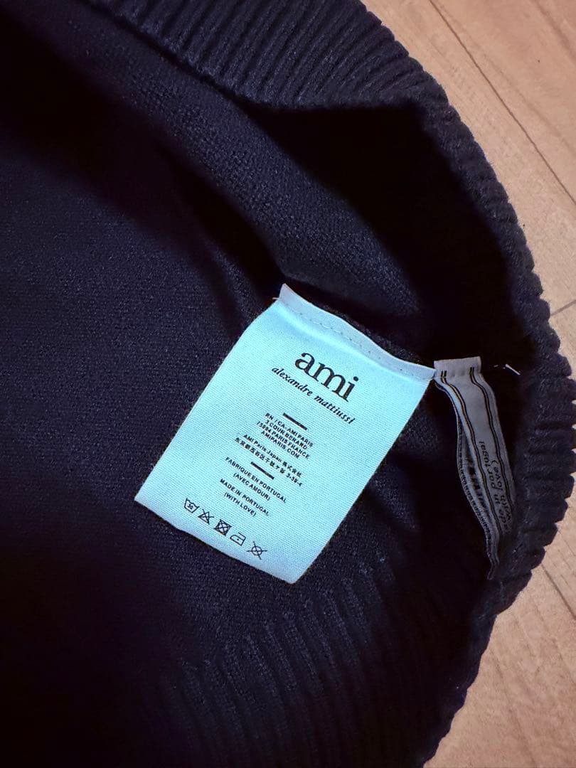AMI Paris ニットセーター M ブラック