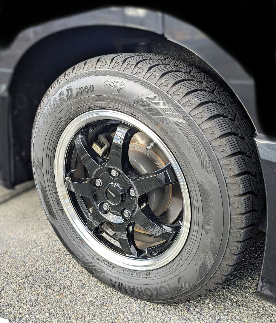 195/65r15ヨコハマig60、G-SPEEDP-03 15×6J ナット付