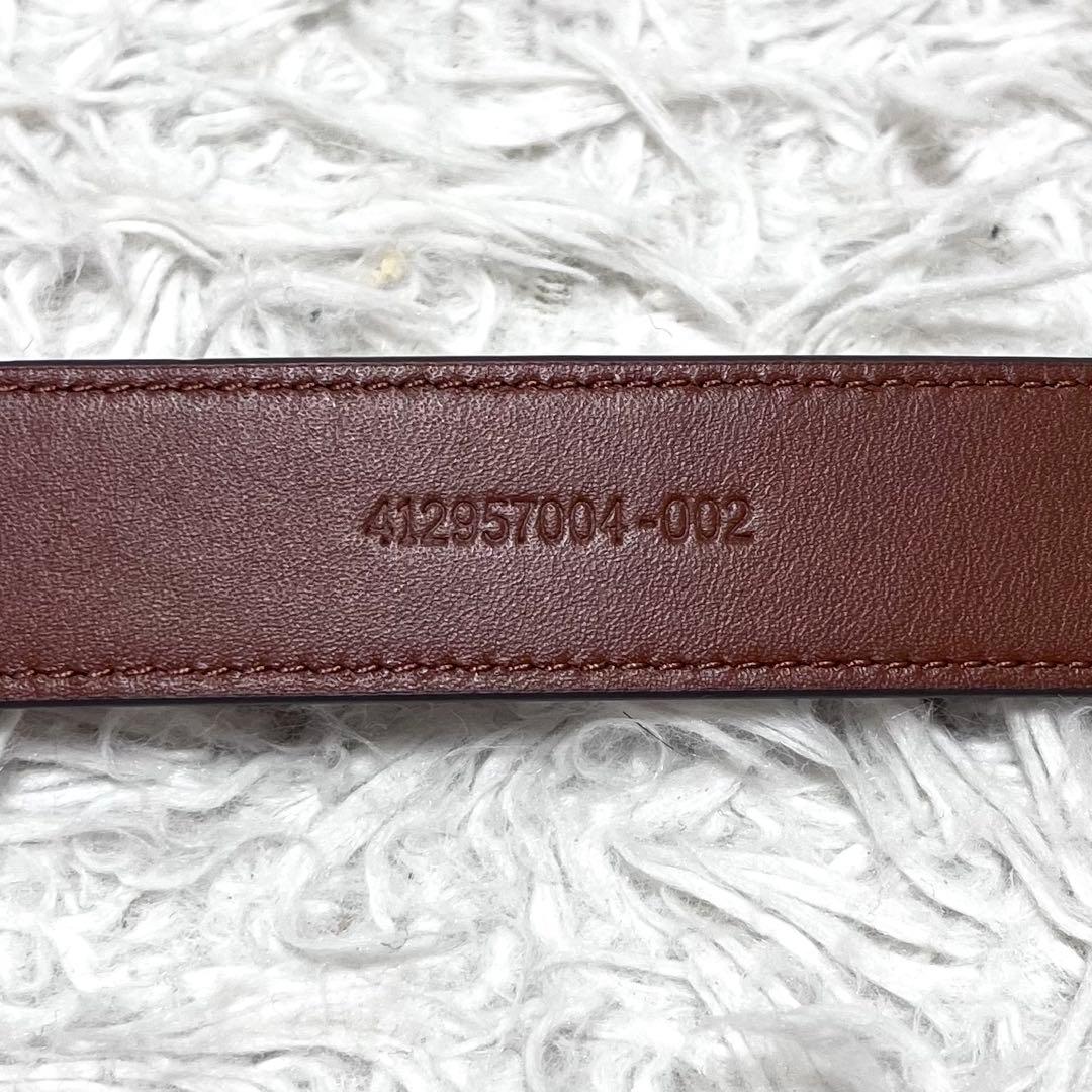 LAUREN RALPH LAUREN アンカーロゴ ゴールド金具スキニーベルト