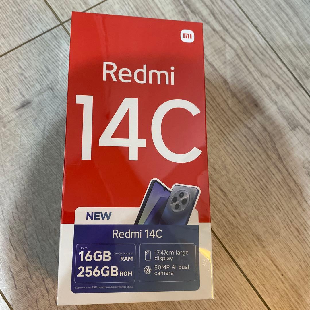 Redmi 14C Black 16GB RAM 256GB ROM 新品未開封