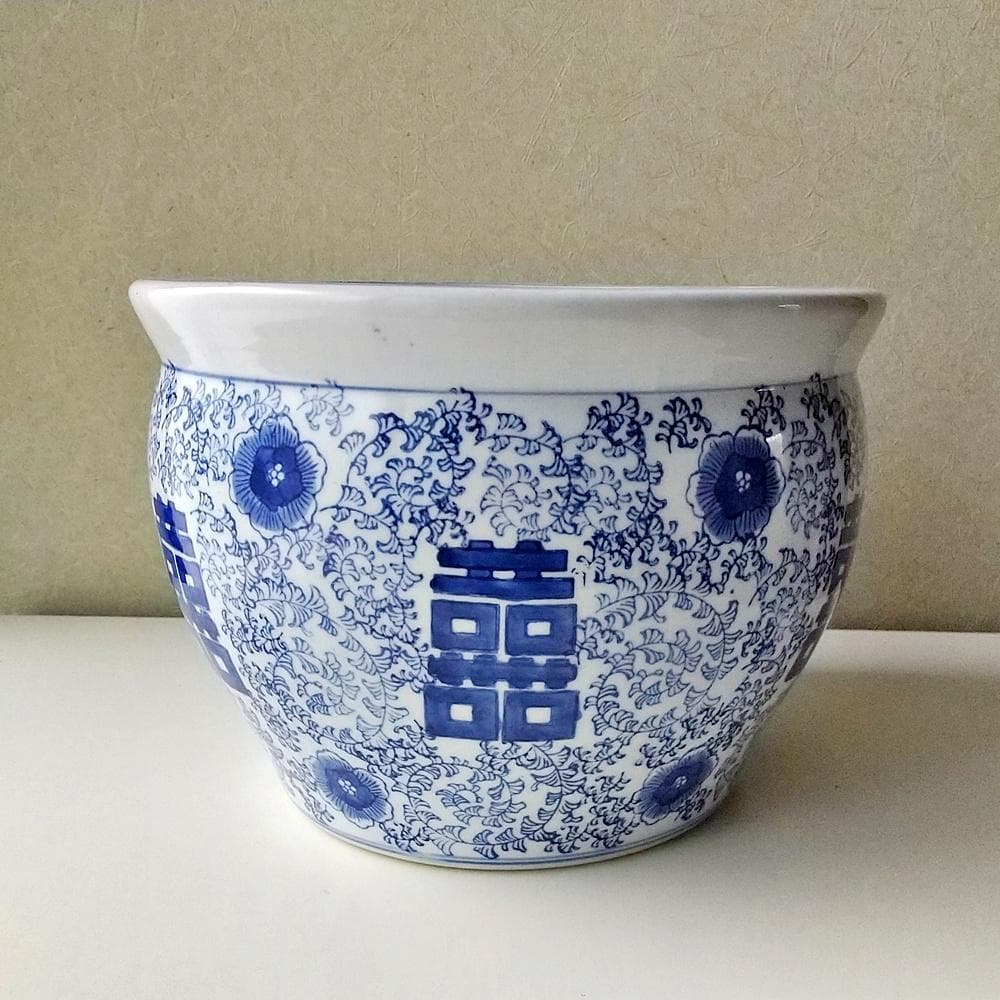 シノワズリ　染付鉢 2点セット