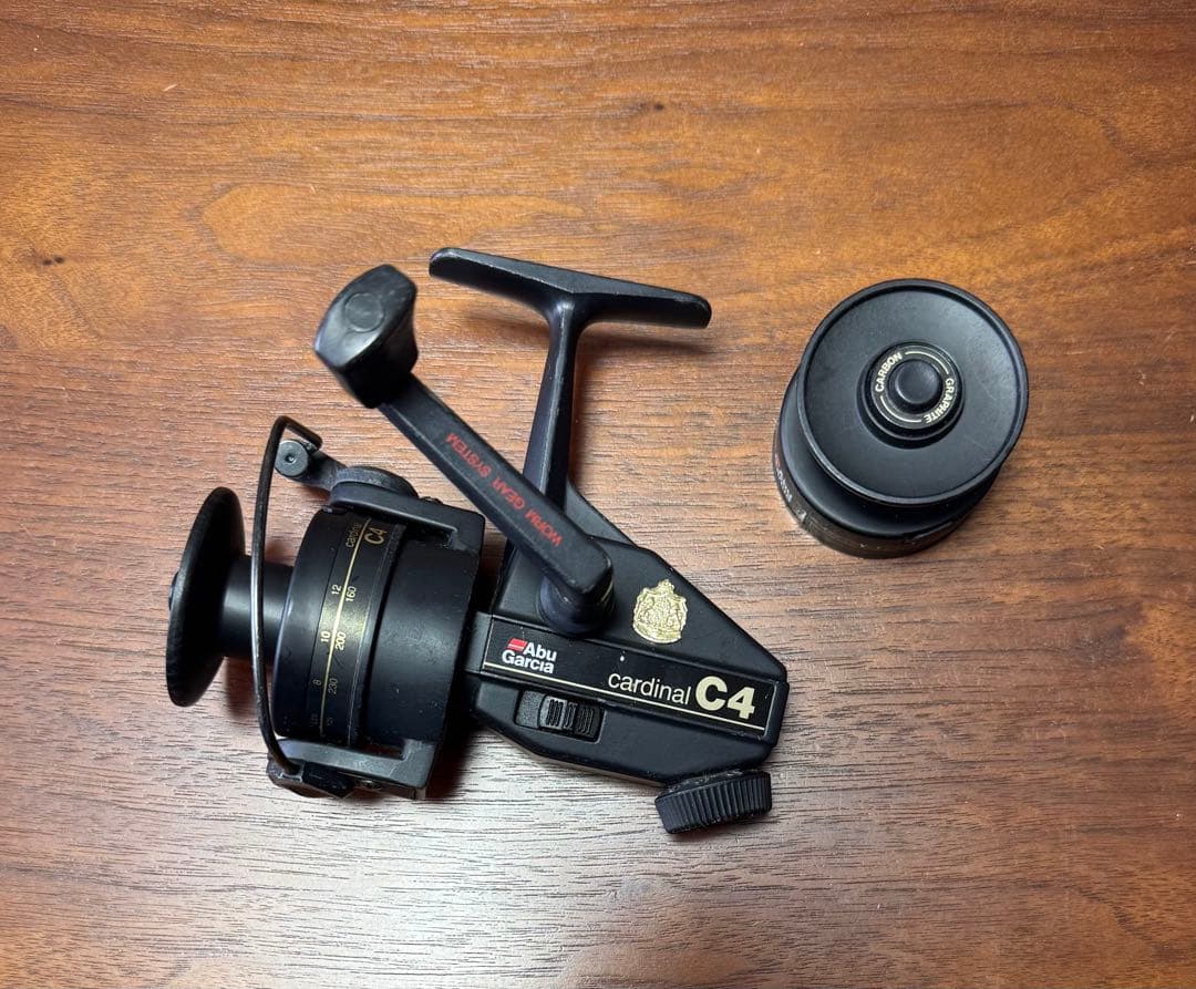 ★動作確認済★アブガルシア　cardinal C4 スプール予備付き②